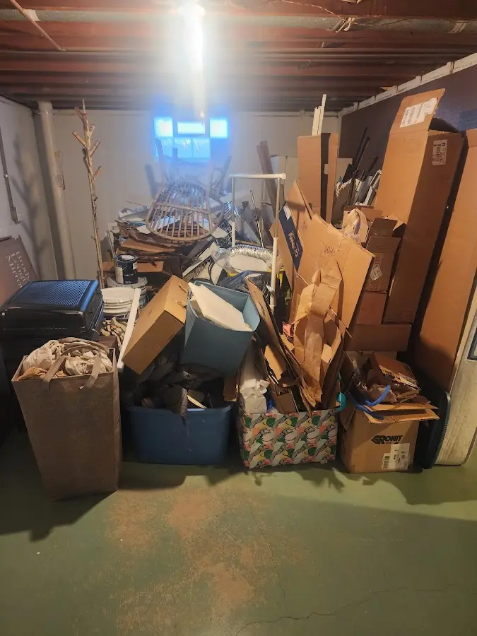 Roll-off dumpster container at job site for Construction Dumpster Rental in Newberry